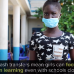 South Sudanese girl receives cash transfer