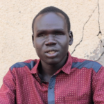 Johnson Reech - a learner with a visual impairment in South Sudan